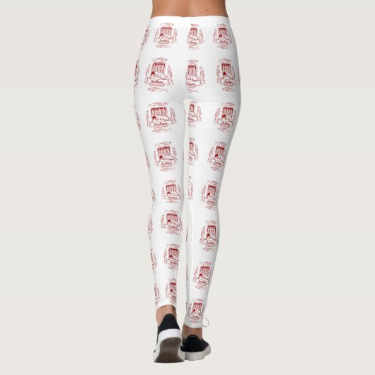 Leggings Tin de sardines pop art (Dos)