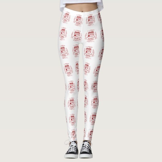 Leggings Tin de sardines pop art (Devant)