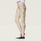 Leggings Tirage de la Parties scintillant de sable Brown T (Gauche)