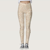 Leggings Tirage de la Parties scintillant de sable Brown T (Devant)