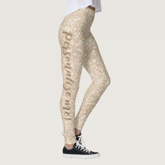 Leggings Tirage de la Parties scintillant de sable Brown T (Droite)