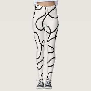 Leggings Tissage de ligne minimaliste