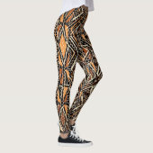 Leggings Tissu africain vibrant de boue (Droite)