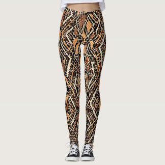 Leggings Tissu africain vibrant de boue