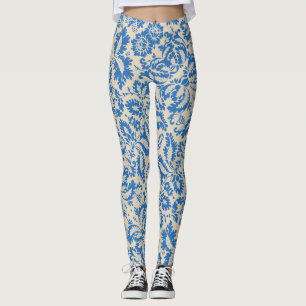 Leggings Tissu brocart fleur de Venise de William Morris