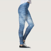 Leggings Tissu en denim usé, arrière - plan texturé. (Droite)