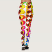 Leggings Tissu psychédélique (Dos)