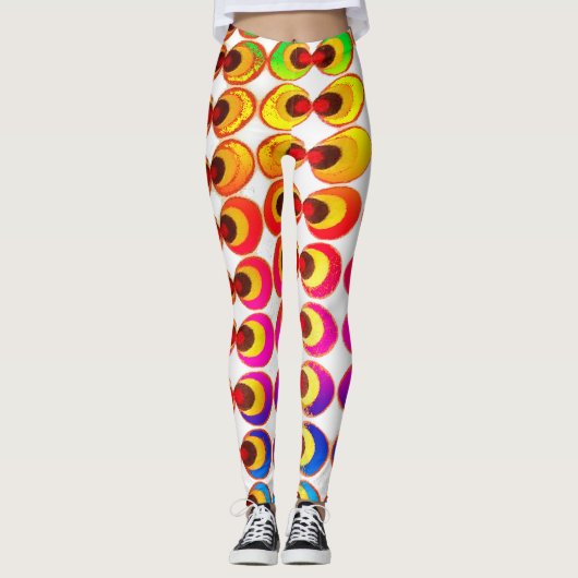 Leggings Tissu psychédélique (Devant)