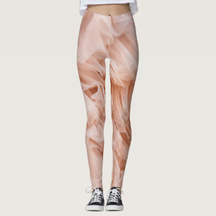 Leggings Tissu rose Pastel : Textures Élégantes.