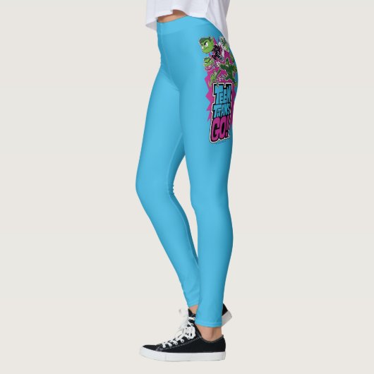 Leggings Titans Ados, allez ! | Les Shapeshifts Beast Boy (Gauche)