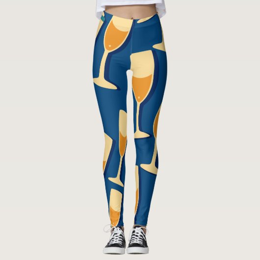 Leggings Toast au Champagne (Devant)