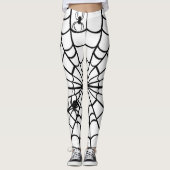 Leggings Toile d'araignée effrayante (Devant)