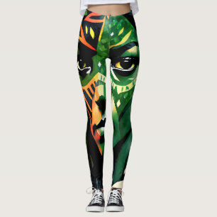 Leggings Toile De La Jungle "Arayúna" - Femmes En Amazonie