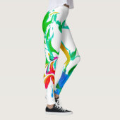 Leggings Toiles d'araignée colorées (Droite)