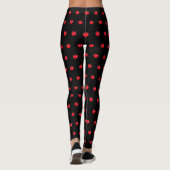 Leggings Tomate chaude rouge (Dos)
