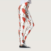 Leggings Tonnerre de perroquet rouge tropical (Droite)