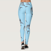Leggings Tonnerre de poisson-épée (Dos)
