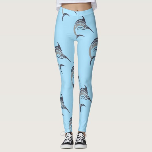 Leggings Tonnerre de poisson-épée (Devant)