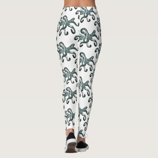 Leggings Tonnerre octopus bleu (Dos)