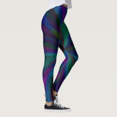 Leggings Tons bijoux foncés peints Abstraits (Droite)
