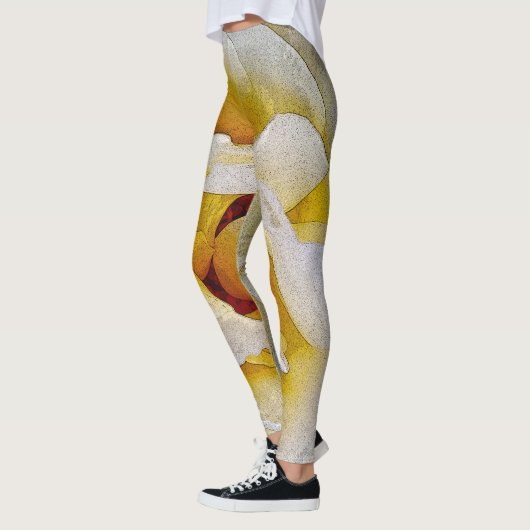 Leggings tons blanc à jaune (Gauche)