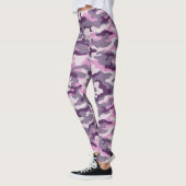 Leggings Tons de camouflage rose (Gauche)