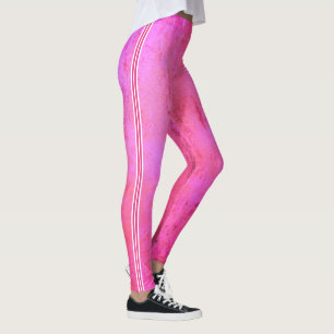 Leggings Tons de texture grunge rose