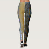 Leggings Tons en bois rustiques de guêtres faites sur (Dos)