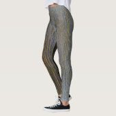 Leggings Tons en bois rustiques de guêtres faites sur (Gauche)