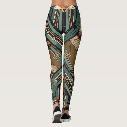 Leggings Tonton de la Terre en verre tendu (Dos)