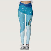 Leggings TOP ne manquez pas les filles de ski (Devant)