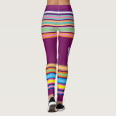 Leggings Top Qualité Doublure colorée belle (Dos)