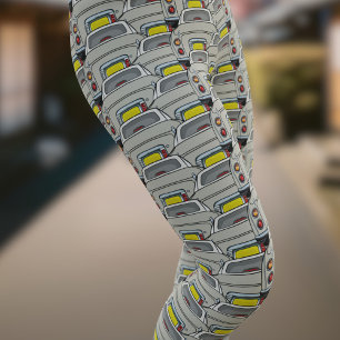 Leggings Topaz Mist Figaro Voiture Motif Figarations Leggat