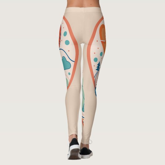 Leggings Topographie de l'amour (Dos)