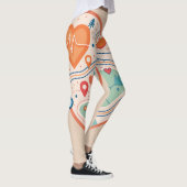 Leggings Topographie de l'amour (Droite)