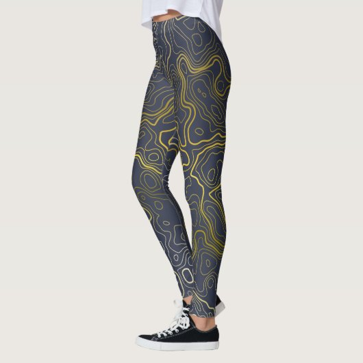 Leggings Topographie or (Gauche)