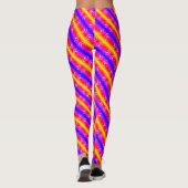 Leggings torons et rayures brillants (Dos)