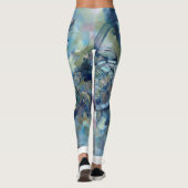 Leggings Tortue Abstraite (Dos)