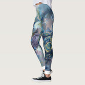 Leggings Tortue Abstraite (Gauche)