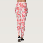 Leggings Tortue de mer de Honu Hawaiian Aloha Guava (Dos)