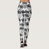 Leggings Tortue de mer de Honu Hawaiian Aloha Silver (Dos)
