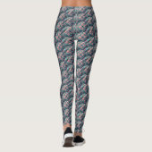 Leggings Tortue de mer décorative (Dos)