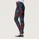 Leggings Tortue de mer psychédélique : Boho Ocean (Gauche)