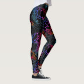 Leggings Tortue de mer psychédélique : Boho Ocean (Droite)