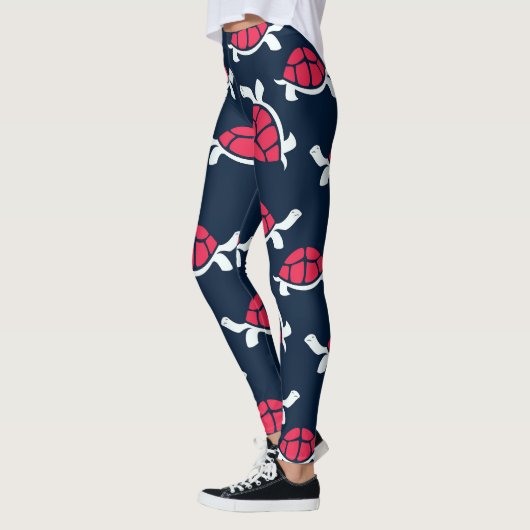 Leggings Tortue rouge (Gauche)