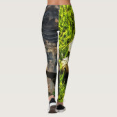 Leggings Tortue Sauvage Dans L'Herbe Pré Art De La Faune (Dos)