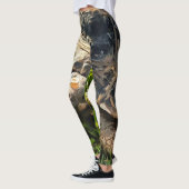 Leggings Tortue Sauvage Dans L'Herbe Pré Art De La Faune (Gauche)