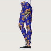 Leggings Tortues marines Batik Art Africain (Gauche)