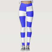 Leggings Total du drapeau grec (Devant)