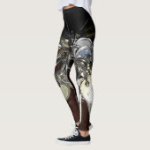 Leggings Touches métalliques Steampunk Chic (Gauche)